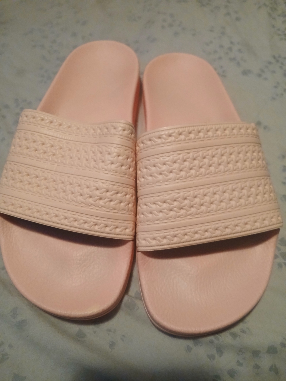 Adidas Women's Pale Pink Slide Sandals